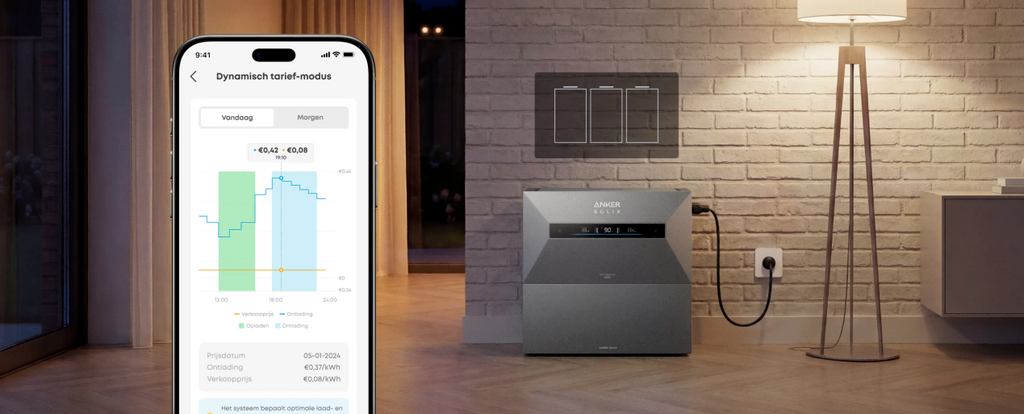 Anker SOLIX Solarbank Max AC slimme thuisbatterij